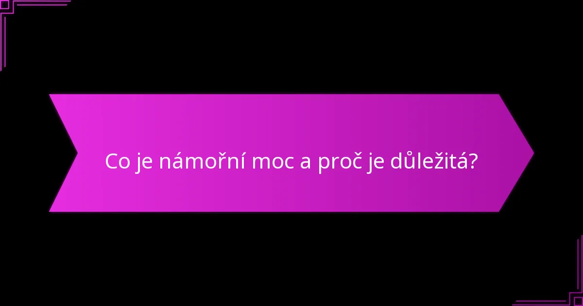 Jaké vojenské taktiky se používají v námořních operacích?